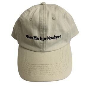 New York or Nowhere NYON Cream Baseball Cap